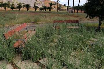 Abandono del Parque de las Mil Palmeras del Valle de Jinámar/TA.